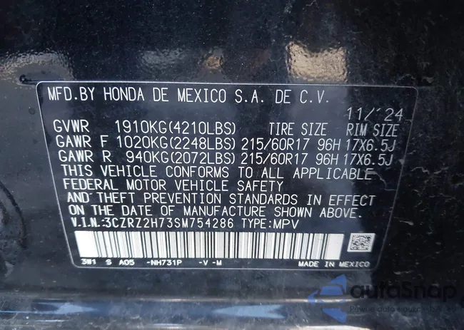 3CZRZ2H73SM754286: 43816367