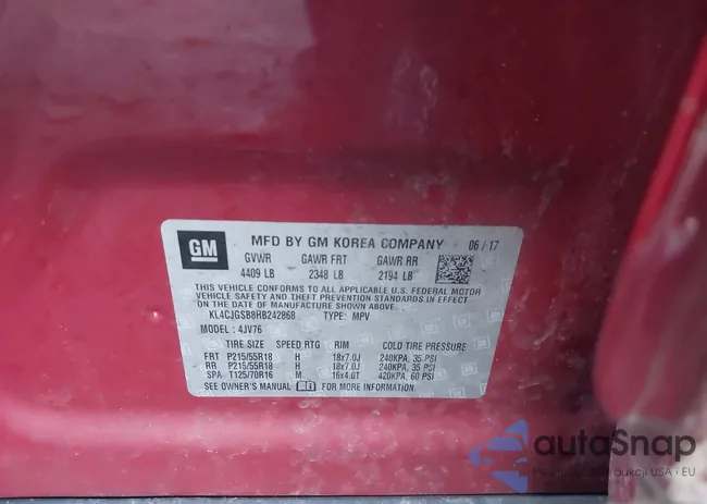 KL4CJGSB8HB242868: 43816377