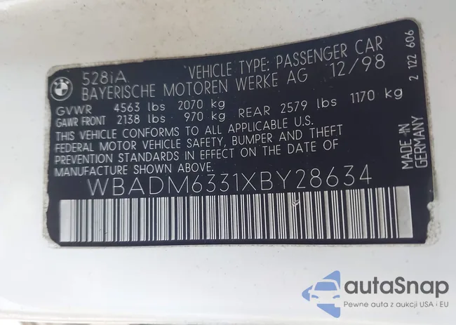 WBADM6331XBY28634: 43815744