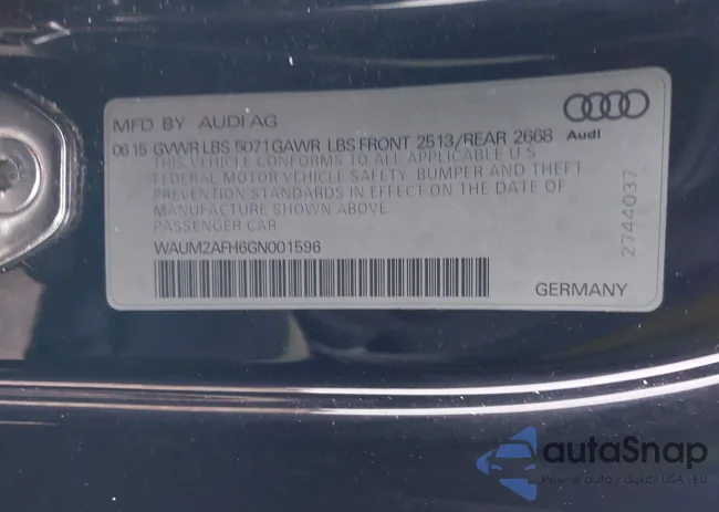 WAUM2AFH6GN001596: 43815756