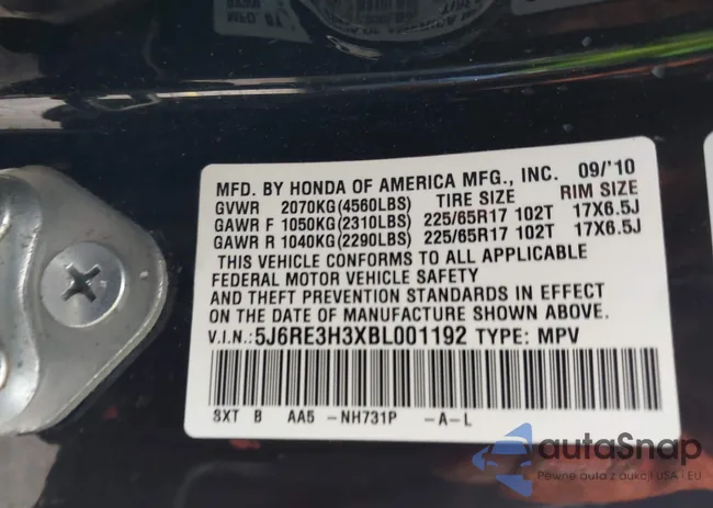 5J6RE3H3XBL001192: 43815787