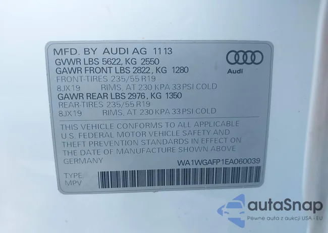 WA1WGAFP1EA060039: 43815798