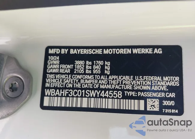 WBAHF3C01SWY44558: 43815914