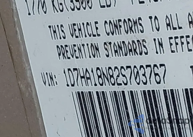 1D7HA18N82S703767: 43817101