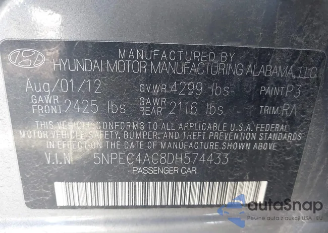 5NPEC4AC8DH574433: 43817393