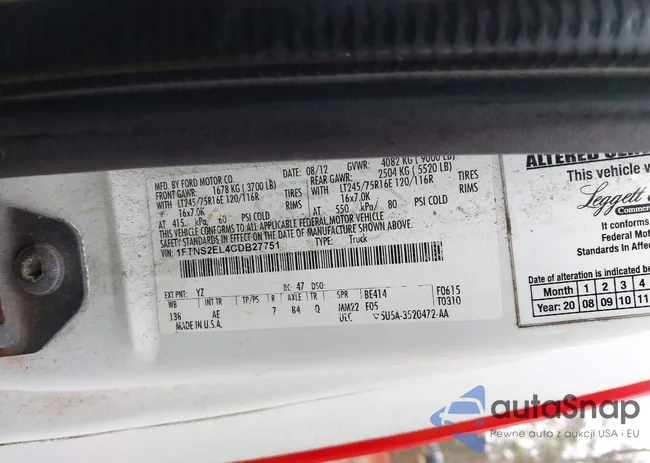 1FTNS2EL4CDB27751: 43816756