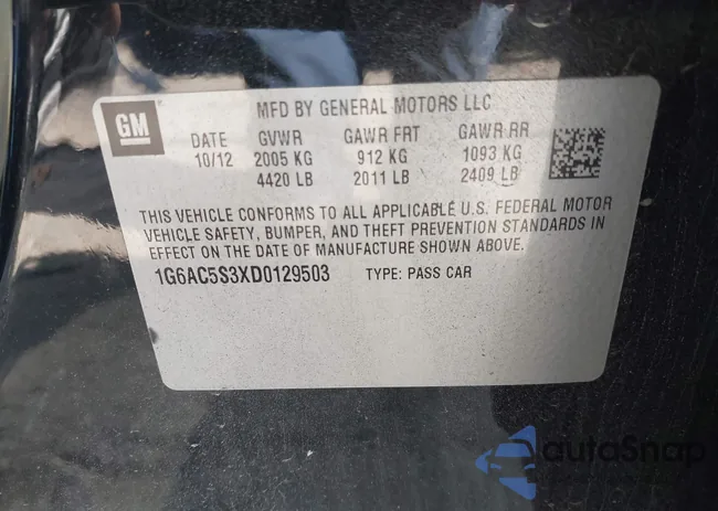 1G6AC5S3XD0129503: 43816768