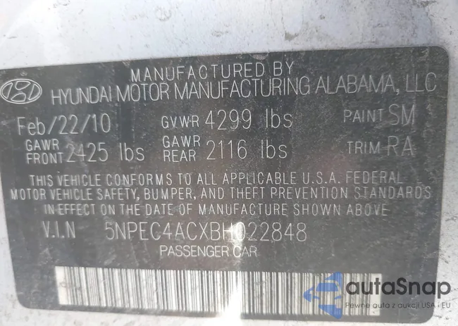 5NPEC4ACXBH022848: 43817928