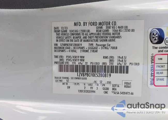 1ZVBP8CF0E5280819: 43818103