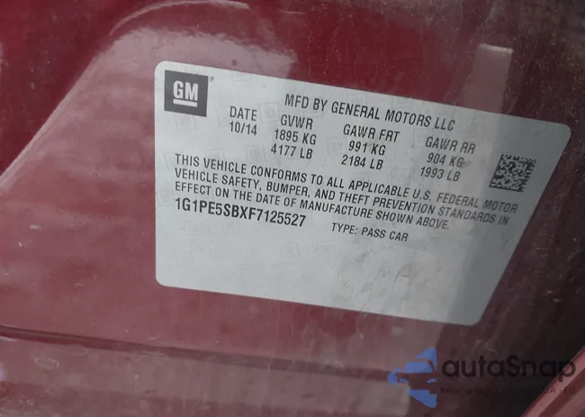 1G1PE5SBXF7125527: 43818156