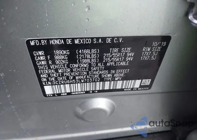 3CZRU6H53LM703702: 43818169