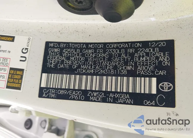 JTDKAMFP2M3181138: 43818185