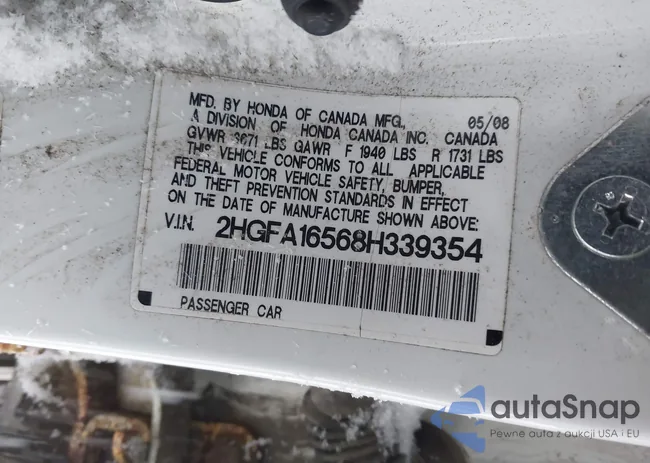 2HGFA16568H339354: 43818305