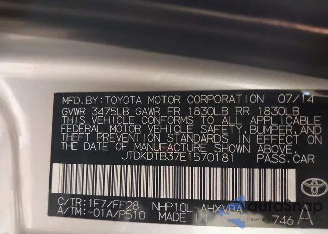 JTDKDTB37E1570181: 43818310