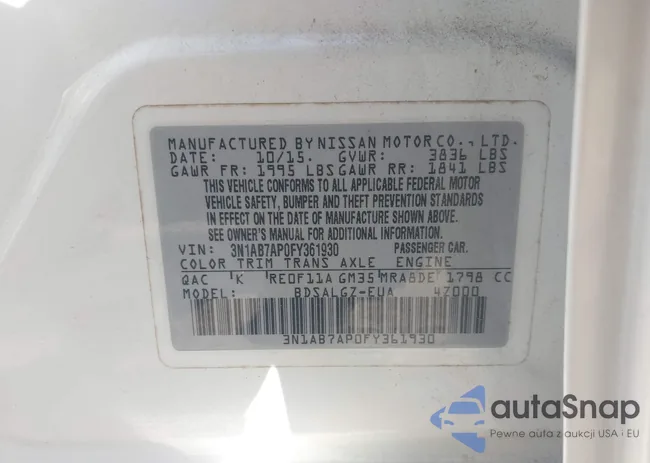 3N1AB7AP0FY361930: 43818324