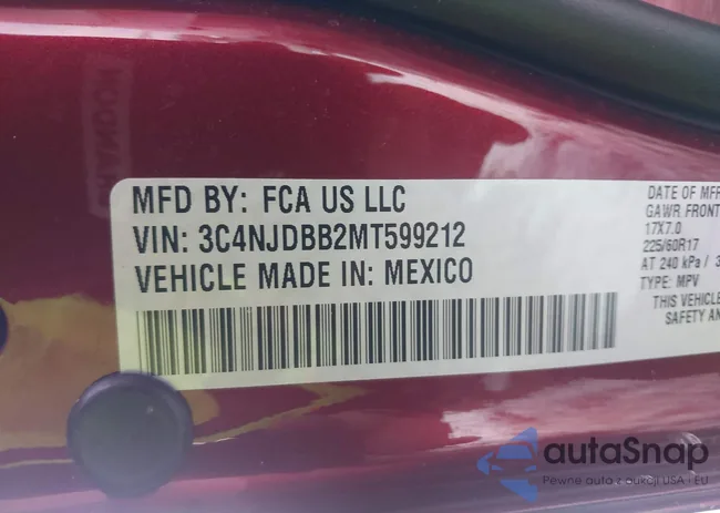 3C4NJDBB2MT599212: 43818362