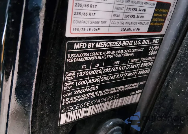 4JGCB65EX7A048913: 43818405