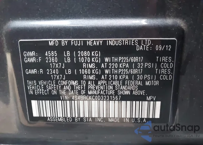 4S4BRCKC0D3231567: 43818434