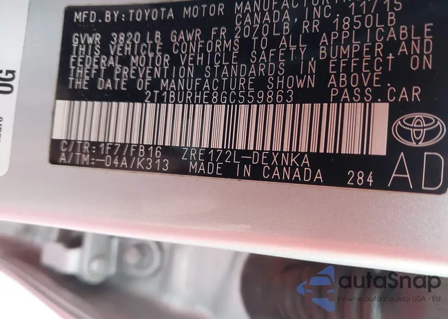 2T1BURHE8GC559863: 43818448