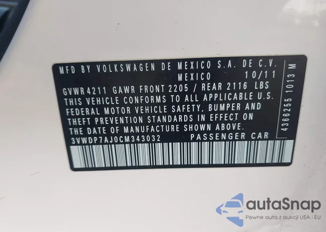 3VWDP7AJ0CM343032: 43818498