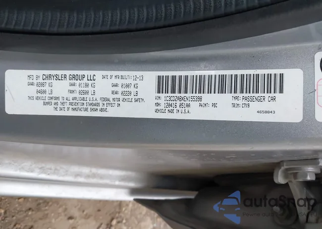 1C3CDZABXEN155398: 43817640