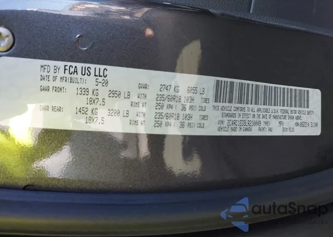 2C4RC1EG9LR210049: 43817845