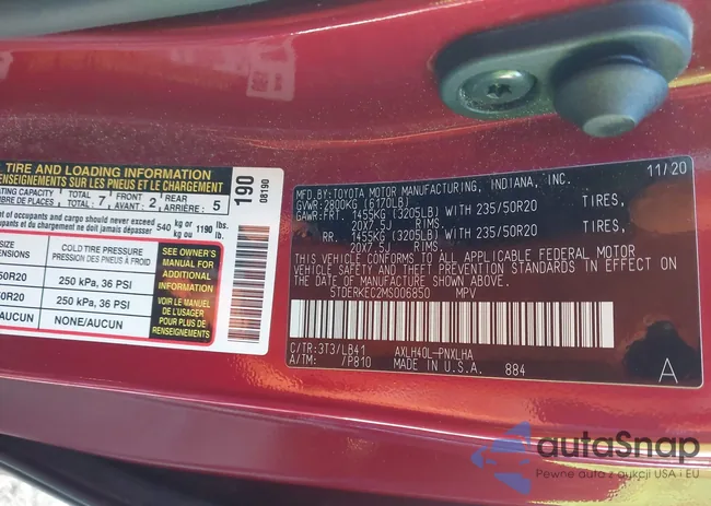 5TDERKEC2MS006850: 43818948