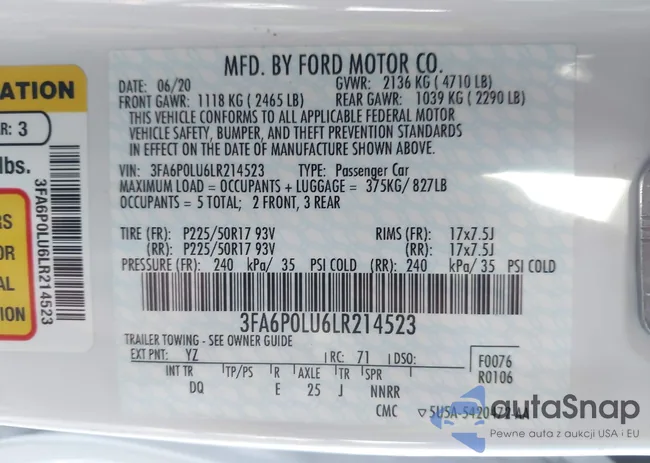 3FA6P0LU6LR214523: 43819353