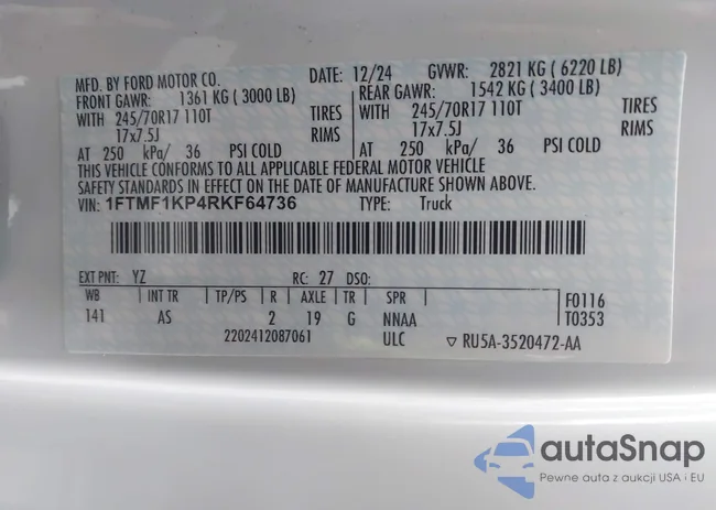 1FTMF1KP4RKF64736: 43818545