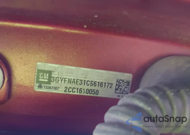 3GYFNAE31CS616172: 43820247