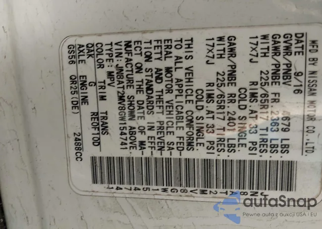 JN8AT2MV8GW154741: 43819558