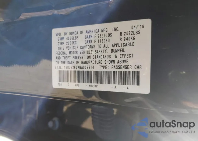 19UUB2F3XGA008914: 43819606