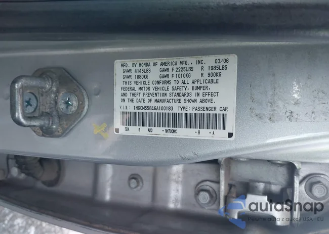 1HGCM55846A100183: 43819771