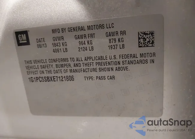 1G1PC5SBXE7121806: 43820942