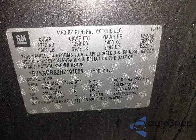 1GYKNDRS2HZ191055: 43820984