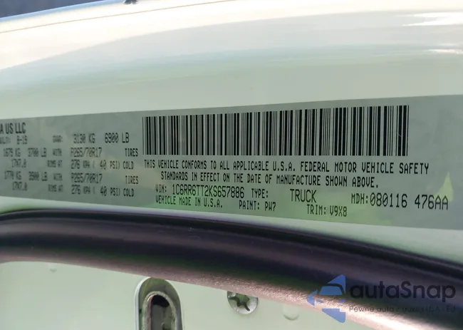 1C6RR6TT2KS657886: 43821066