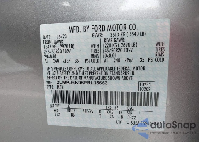 2LMPJ6K96PBL15663: 43821335