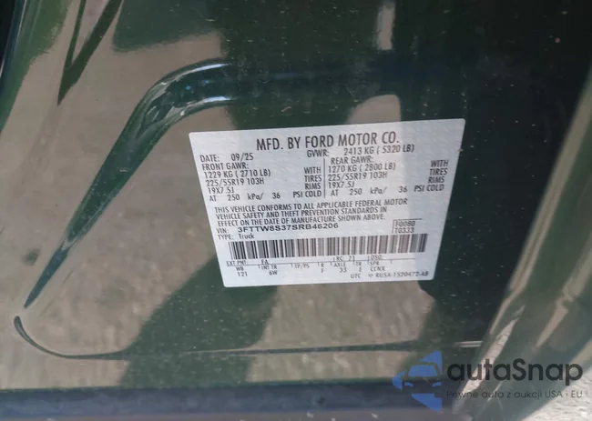 3FTTW8S37SRB46206: 43821342