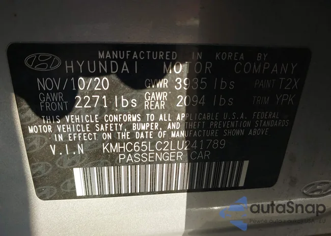 KMHC65LC2LU241789: 43821350