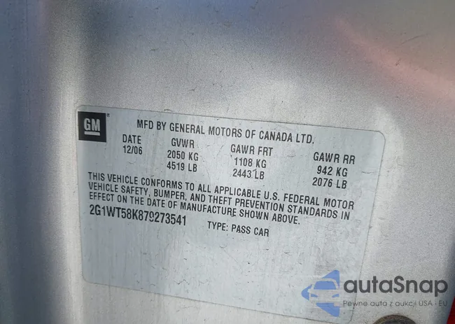 2G1WT58K879273541: 43821406