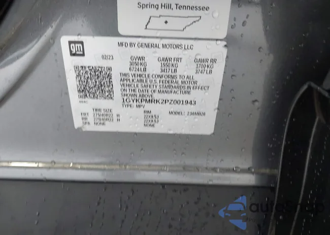 1GYKPMRK2PZ001943: 43820531