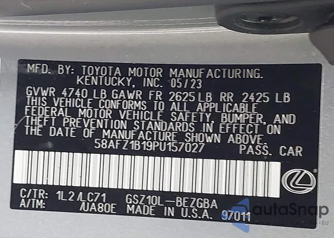 58AFZ1B19PU157027: 43820550