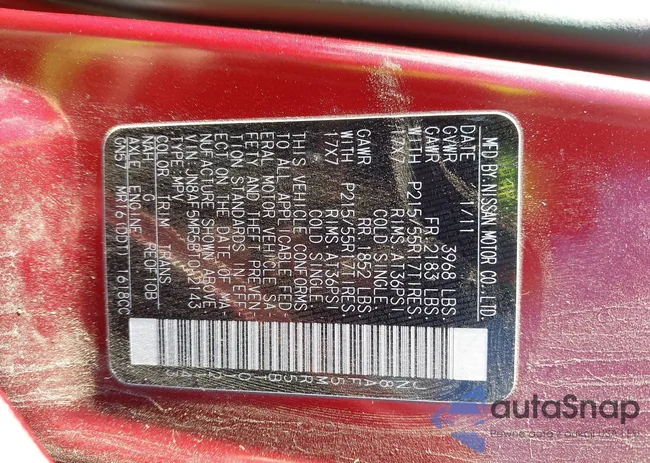 JN8AF5MR5BT012143: 43821961