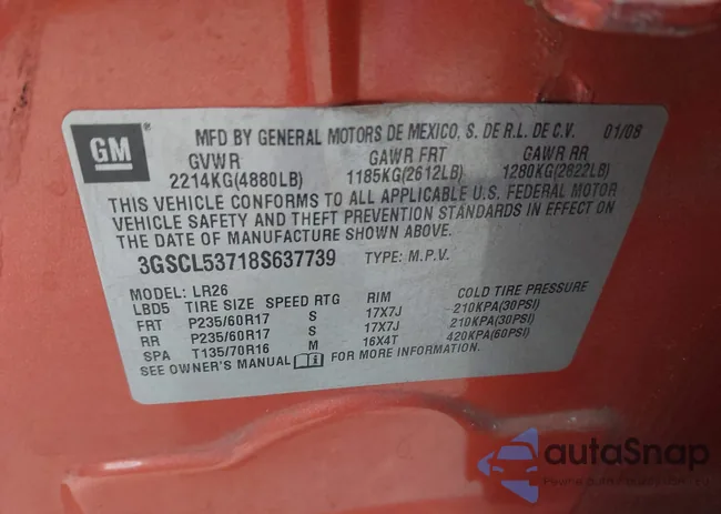 3GSCL53718S637739: 43821974