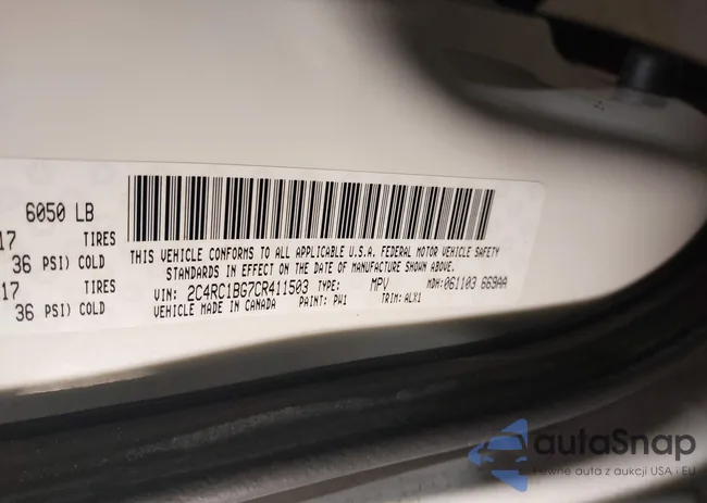 2C4RC1BG7CR411503: 43822116