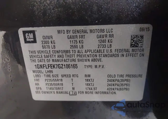 1GNFLFEK7GZ106165: 43822227