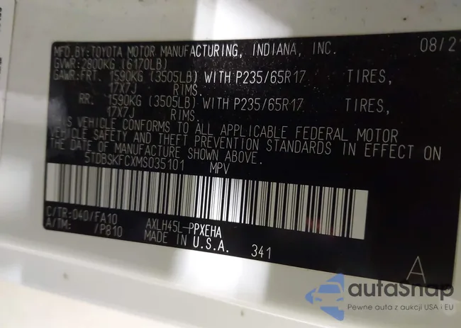 5TDBSKFCXMS035101: 43822384