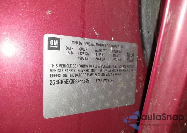 2G4GK5EX3E9266245: 43823060