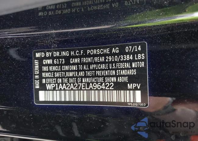 WP1AA2A27ELA96422: 43823404