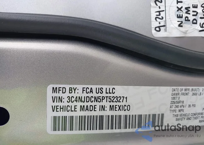 3C4NJDCN5PT523271: 43823455